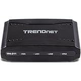 TRENDnet TPA-311 Mid Band Media Converter 2 x F-Type Network 2 x RJ-45 Network - 10/100Base-TX - Desktop