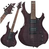 F100FM Electric Guitar (See Thru Black)