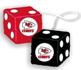 Kansas City Chiefs Fuzzy Dice