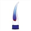 Azure Abstract Glass Sculpture