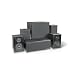 Technical Pro HT-S12 5.1 Home Theater Speaker System with 12-Inch Powered Subwoofer (Set of Six, Black)