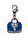 Charm Clip - P15 - Crystal Purse ~ Sapphire Blue