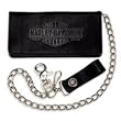 Harley-Davidson&reg; Men's Vintage Bar & Shield Bi-Fold Deluxe Wallet. Full-grain leather. 99499-08VM