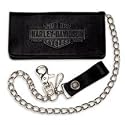 Harley-Davidson&reg; Men's Vintage Bar & Shield Bi-Fold Deluxe Wallet. Full-grain leather. 99499-08VM