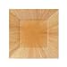 Search : Bamboo Textures 8 in. Square Melamine Plastic Salad Plates - Rattan Wheat