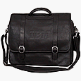 Min Qty 10 Flap Cover Leather Computer Briefcases