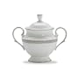 Lenox Serpentine Platinum Bone China Sugar Bowl