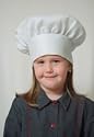 Kids White Chef Hat