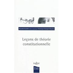 Le�ons de th�orie constitutionnelle