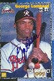 George Lombard, Richmond Braves - Braves Affiliate Autographed Card