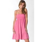 Smocked Baby Terry Bandeau Cover Up Dress by Jordan Taylor - Plus Size Swimwear Plus Size Swimsuits at Jordan Taylor&reg%3B
