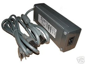 MICROSOFT XBOX 360 POWER SUPPLY BRICK AC CORD ADAPTER MICROSOFT OEM PRODUCT WITH POWER CORD!