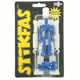 Stikfas Action Figure Kit Pre-Assembled Alpha Male Royal Blue