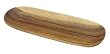 Pacific Merchants Acaciaware 16.5- by 5.5-Inch Acacia Wood Oval Baguette Serving Tray