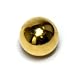 Sphere Neodymium Magnet N42 Dia 0.5″ Gold Plated Rare Earth Magnets 10-Count