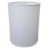 Lamp Shade 14x14x18 White Linen Fabric