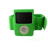 iPod Nano Neoprene Armband Case Package for Apple iPod Nano 3rd Generation Skin Silicone case Package for Nano 4 GB and Nano 8 GB with Screen protector and armband