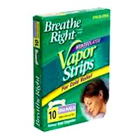 Breathe Right Vapor Clear Nasal Strips, 10 CT