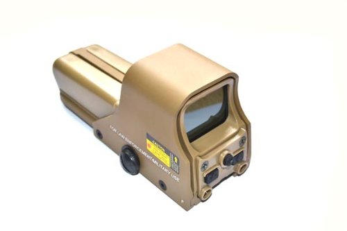 Image of Holographic Red and Green Dot Tactical 552 Airsoft Scope Combat Sight 10 Levels Tan