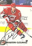 Bates Battaglia, Carolina Hurricanes, 2002 Victory Autographed Card