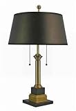 Grandrich ES-232N Energy Saving 26 Full Spectrum Table Lamp in Black and Gold