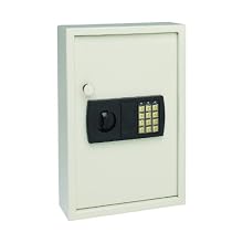 MMF Industries Steelmaster Security Electronic Key Cabinet, 11.75 x 17.34 x 4 Inches, Sand, 48-Key Capacity (20101)