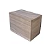 LWR Crafts Mini Wooden Box Sliding Lid DIY Unfinished
