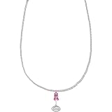 LogoArt Minnesota Vikings Breast Cancer Awareness Necklace