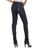 Baby Phat - Baby Phat Five-Pocket Hipster Ruched Jeans