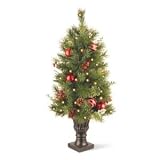 36″ Decorated Christmas Tree with Mixed Hard Needles; 50 Clear Lights-UL