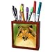   - Dogs Sheltie/Shetland Sheepdog - Shetland Sheepdog - Tile Pen Holders-5 inch tile pen holder