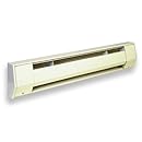 King 5K2412BW 1,250-938-Watt 240/208-Volt 5-Foot Baseboard Heater, Bright White