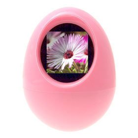Childrens Toyshop  Electronics : TeckNet 1.5" EGG SHAPED DIGITAL PHOTO FRAME CHRISTMAS GIFT- Store up to 107pcs photoes - Pink