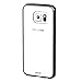 Galaxy S6 Edge Case, [Clear Back View] JOTO Samsung Galaxy S6 Edge Case Slim, ** Scratch Resistant** Slim Fit / Clear Back Panel / Hybrid Case [Bumper Case with Clear Back Panel], Protective Case for Galaxy S6 Edge (2015) (Black)