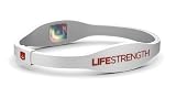 LifeStrength Negative Ion Bracelet, White, Medium