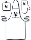 New York Yankees Apron ( Oven Mitt and Potholder Set)