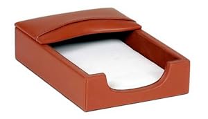 Tan Leather 4 x 6 Memo Holder