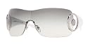 VERSACE 4116B 314/8G WHITE GRAY GRADIENT RHINESTONE WOMENS SUNGLASSES