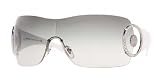 VERSACE 4116B 314/8G WHITE GRAY GRADIENT RHINESTONE WOMENS SUNGLASSES