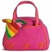 Toys : Webkinz Plush Pet Carrier Funky Flower Pink