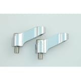 10mm CNC Motorcycle Mirror Riser Extender - Chrome - Right Hand Bolt and Mirror Mount... by LuckyBike