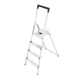 Hailo L40 150 kg Capacity Aluminium Stepladder (4 Steps)