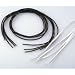 Elastic Shoe Laces - Round, Brown, 27 - 2 pairs
