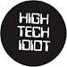 High Tech Idiot (White On Black) - 1