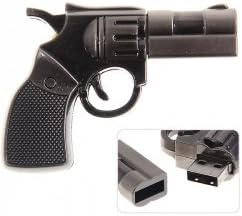 Grand Sale: Unique Retro Pocket Gun War Crisis - 32 GB USB Flash Drive - For Collected Your Picture in Paintball, Bb Gun ,Airsoft , Nuclear War Game - Durable, Limited Collection - Stainless Steel Gun