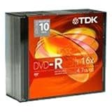 Cheap TDK - 100 x DVD-R - 4.7 GB 16x - storage media