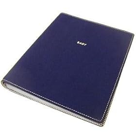 Kate Spade BABY navy-blue mini album - 2x3.5
