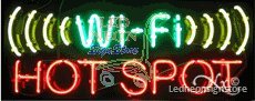 Wi-Fi Hot Spot Neon Sign 13