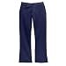 Girls' Uniform Flat-Front Stretch Pants - Navy