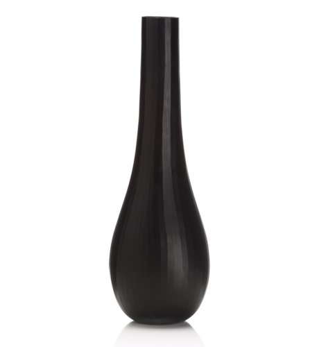 Carved Black Vase